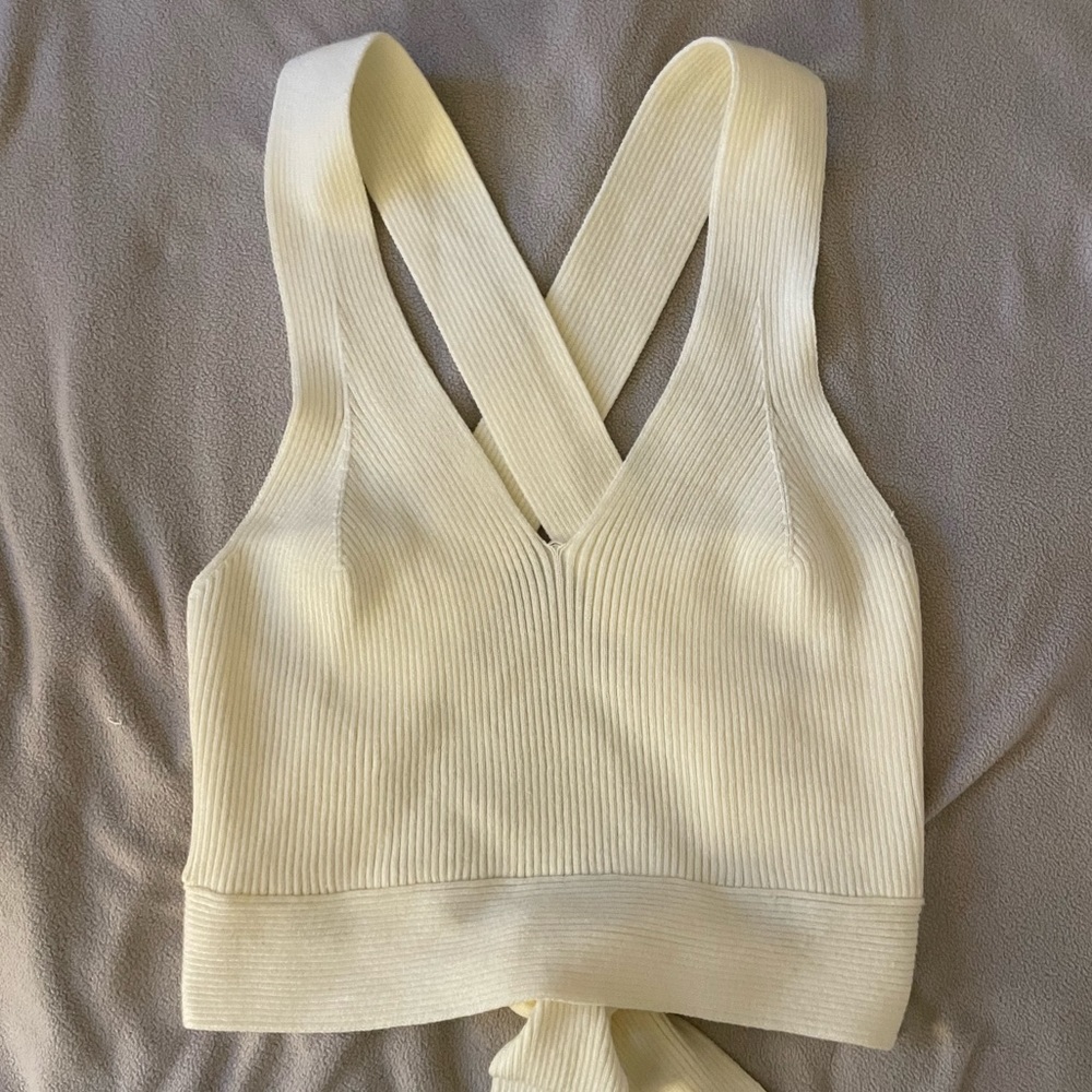 Ribbed Sleeveless Top